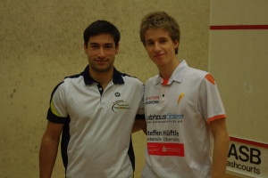 Patrick Miescher (re.) lieferte sich mit Aqeel Rehman 2013 ein begeisterndes Spiel