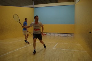 Ben Petzoldt (li.) und Stefan Rodekurth beim Bundesligaspiel vergangene Saison