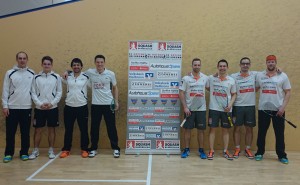 Worms II - Heilbronn v.l.n.r.: Heinemann, Schoor, Hoffmann, Wood - Blach, Rodekurth, Baab, Sacher
